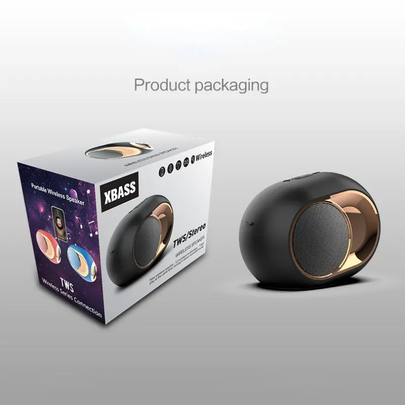 Беспроводная Bluetooth-Колонка X6 Golden Egg новая колонка с сабвуфером Card поддержкой Bluetooth