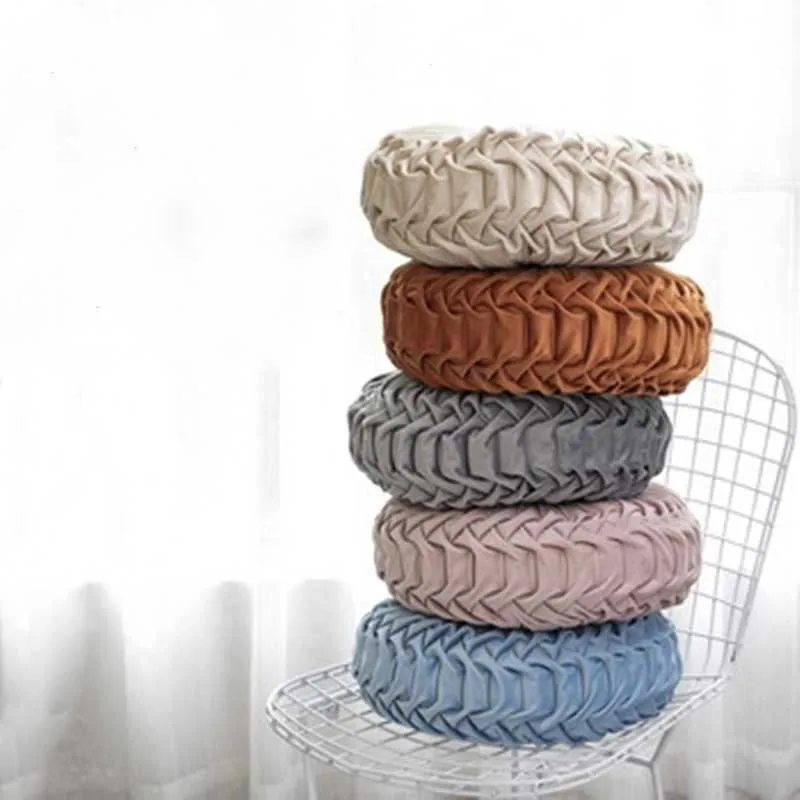 Одноцветная многофункциональная Бархатная подушка с изображением тыквы на