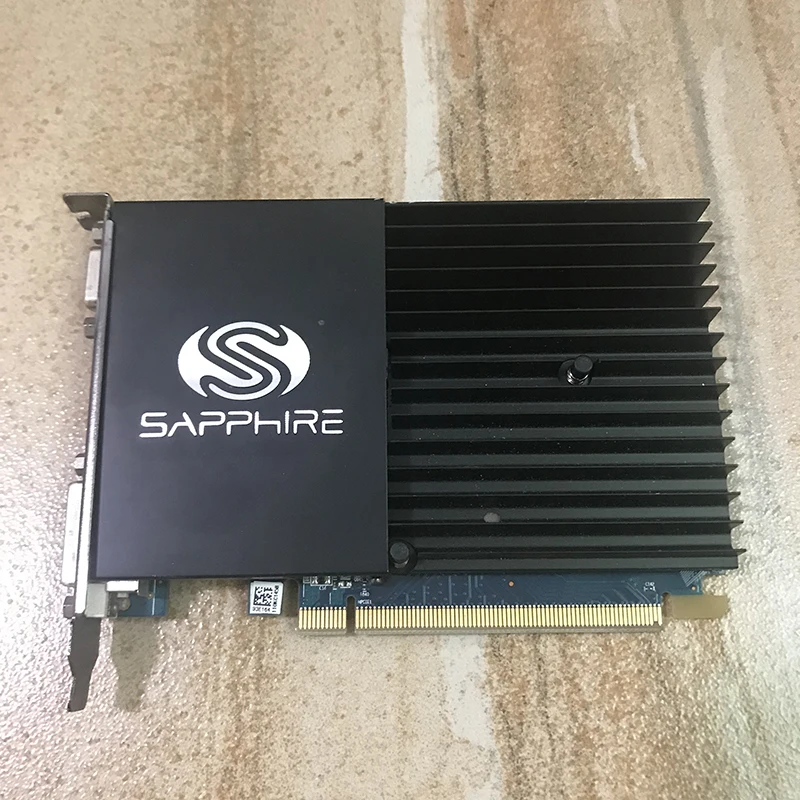 SAPPHIRE HD 5450 1 ГБ графическая карта GPU для AMD 5400 настольная видеокарта Radeon GDDR3 б/у |
