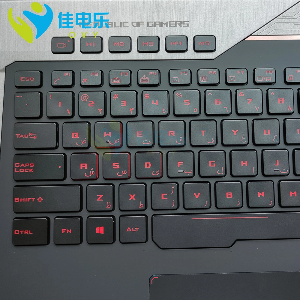 Арабская клавиатура для ноутбука Farsi с подсветкой Asus ROG G752 G752VY G752V GFX72V G752VM-GC034D