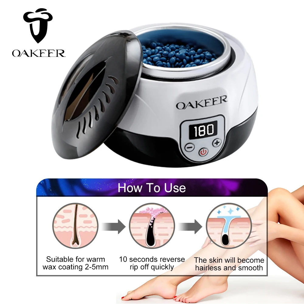 Набор для разогрева воска и парафина светодиодная чашка депиляции аппарат