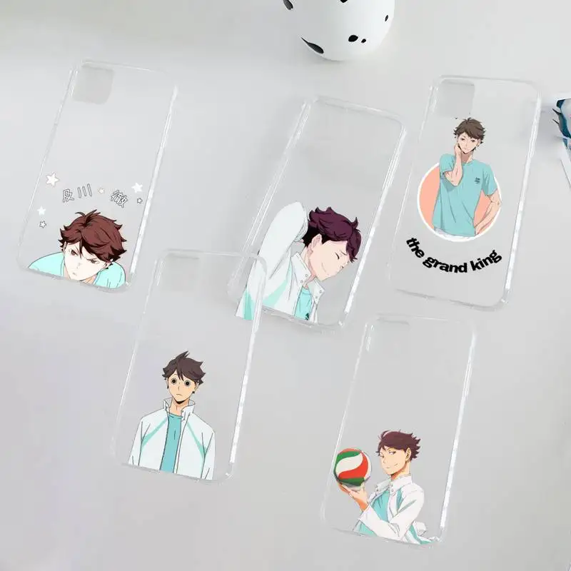 

Haikyuu Oikawa Phone Case Clear Transparent for iPhone 11 12 13 mini pro XS MAX 8 7 6 6S Plus X 5S SE XR 2020