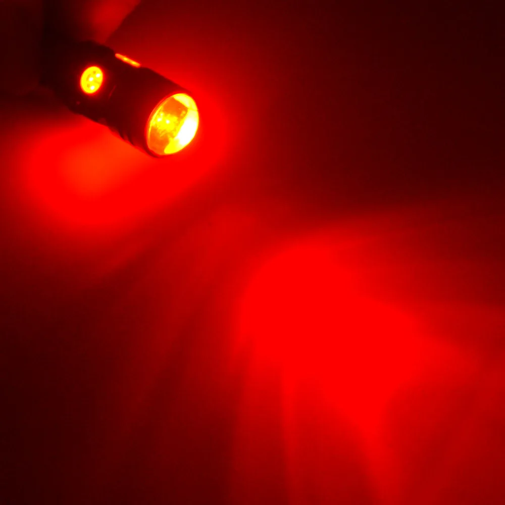 2X белый, красный, синий Led Клин Led 196 168 4SMD 5050 авто светодиодные лампы Ширина лампы номерного знака объектив светильник рассеянные лампы - Испускаемый цвет: Красный