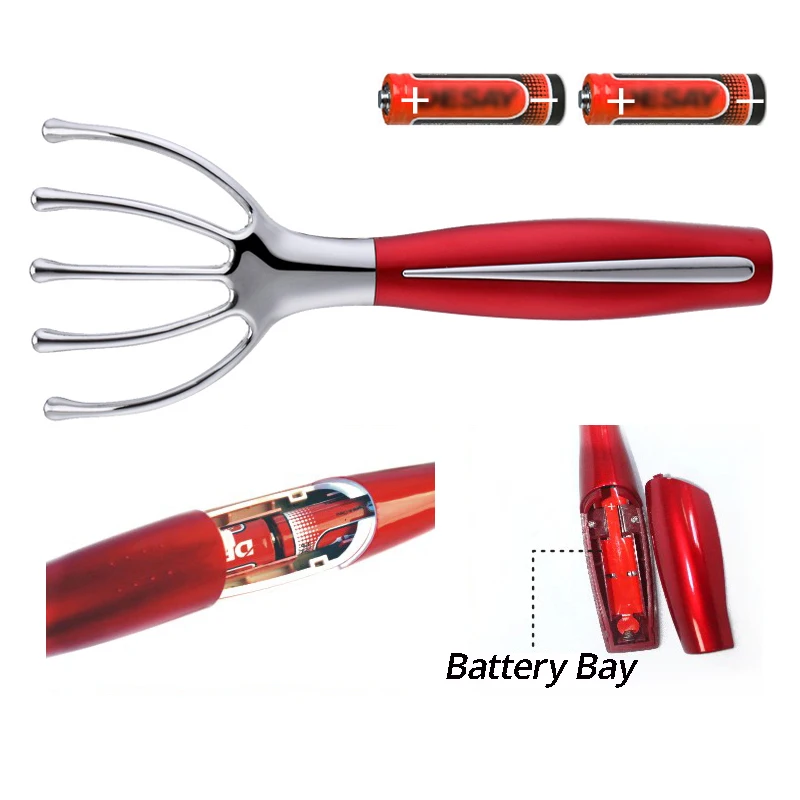 Электрический массажер для головы микро Вибрационный 5 когтей имитация пальцев