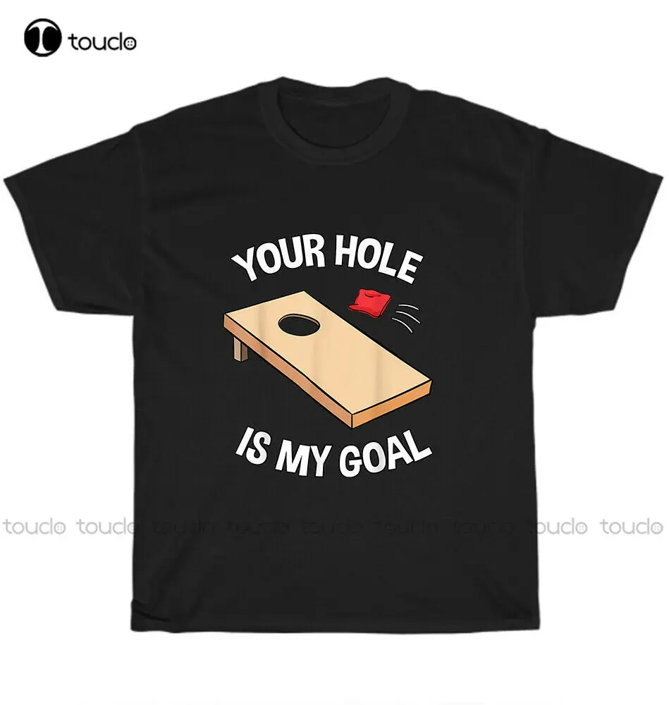 

Новая футболка с надписью «Your Hole Is My Goal», забавная Мужская футболка для влюбленных, подарок для мальчиков, Униформа, рубашки унисекс