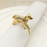 12pcslot new hotel napkin ring christmas metal napkin buckle animal napkin ring suitable for wedding decoration