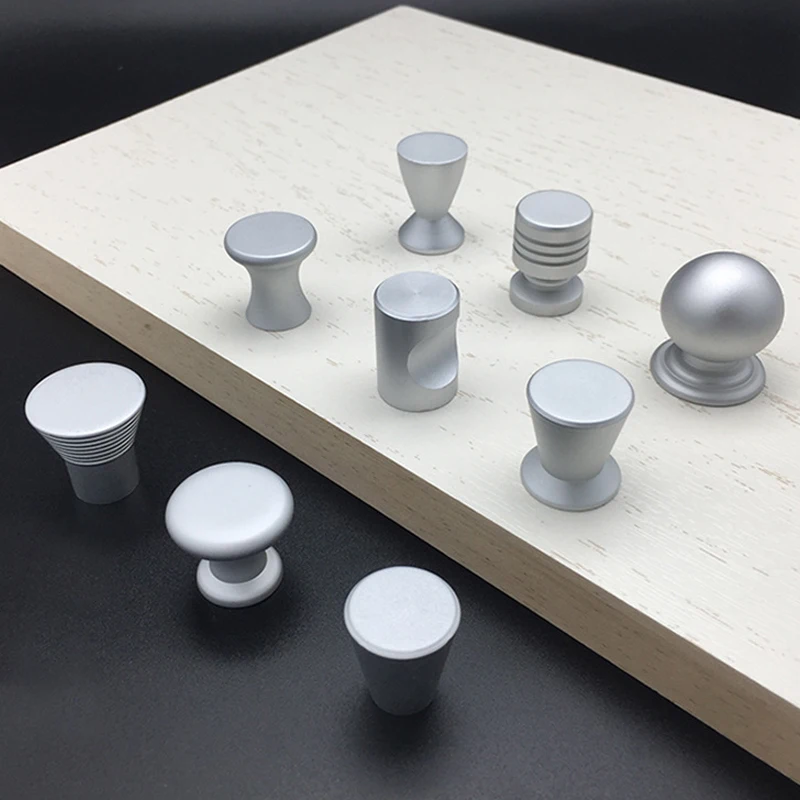 Ручки для шкафа из алюминиевого сплава с одним отверстием простые ручки двери