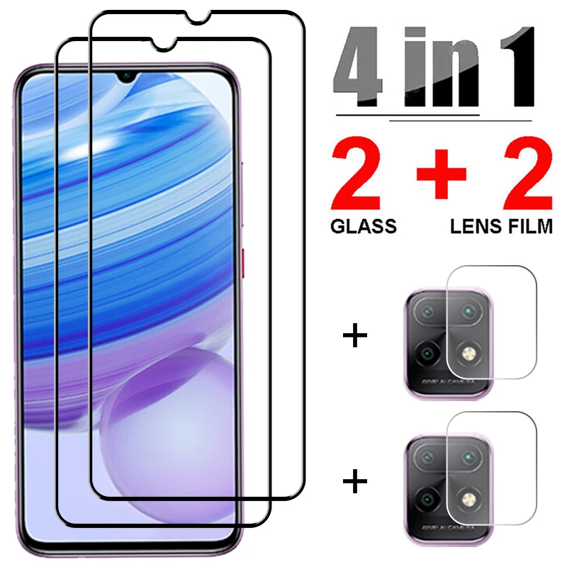 

4in1 Full Cover Glass for Redmi Note 9 7 8 Pro 9S 9T 8T Camera Screen Protector for Xiaomi Redmi 9 9C NFC 9A 9AT 8A 8 7 7A Glass