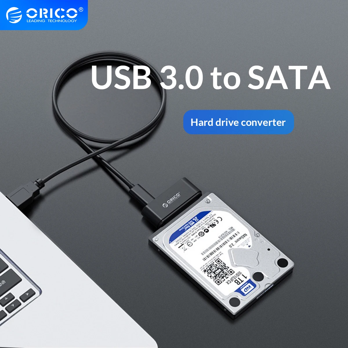 

ORICO USB3.0 to Sata Cables Computer Connectors Adapter 2.5inch Hard Drive HDD External Converter for Desktop Smart TV Macbook