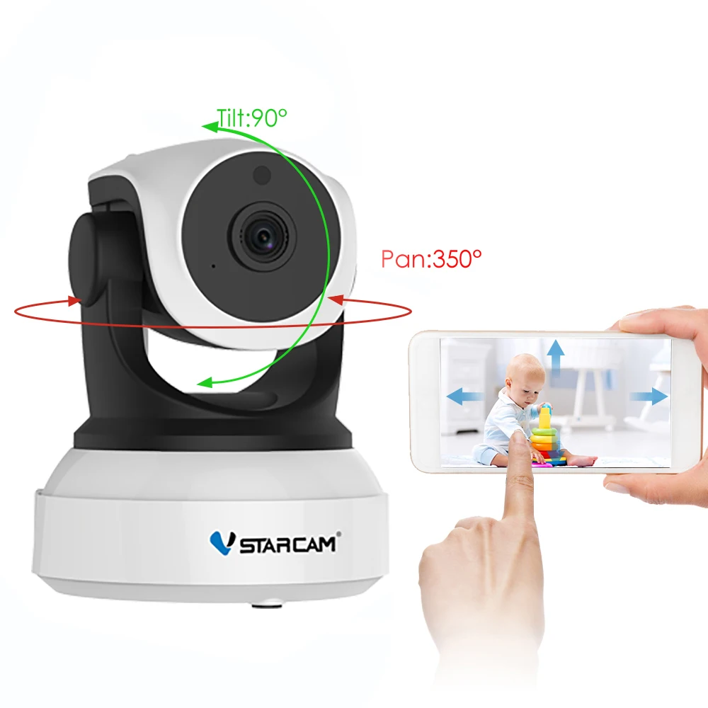Vstarcam 720P Беспроводной Wi Fi IP Камера C7824WIP безопасности Видеоняни и радионяни