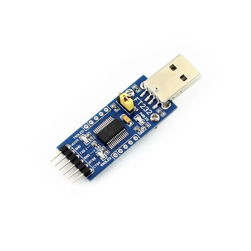 2 шт./лот FT232 USB UART плата (тип A)FT232R FT232RL в RS232 TTL серийная Поддержка Mac Linux Android WinCE Windows