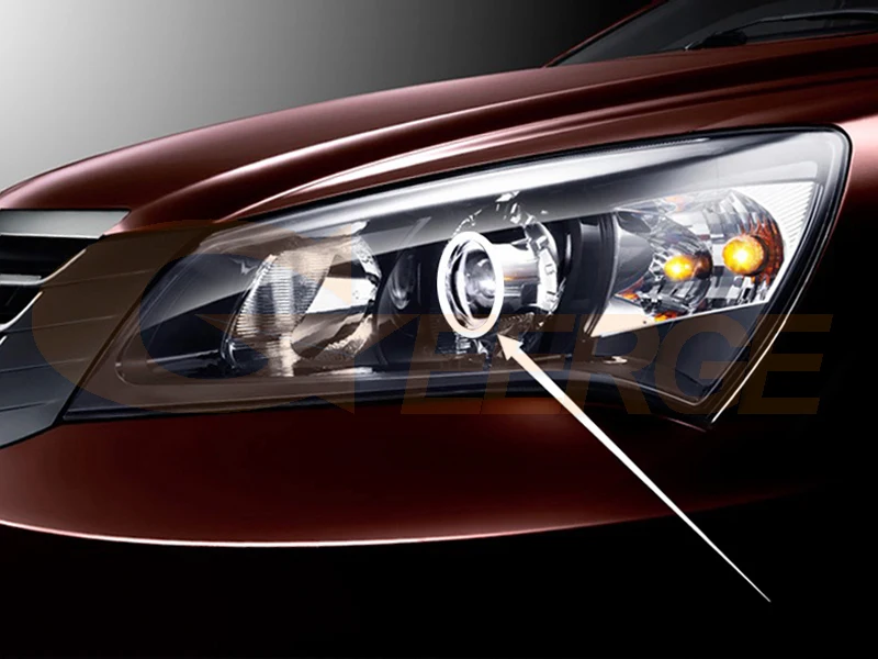 Для Geely Emgrand EC7 RV (Emgrand 7 RV) 2010 2011 2012 отличный ультра яркий CCFL ангельские глазки набор