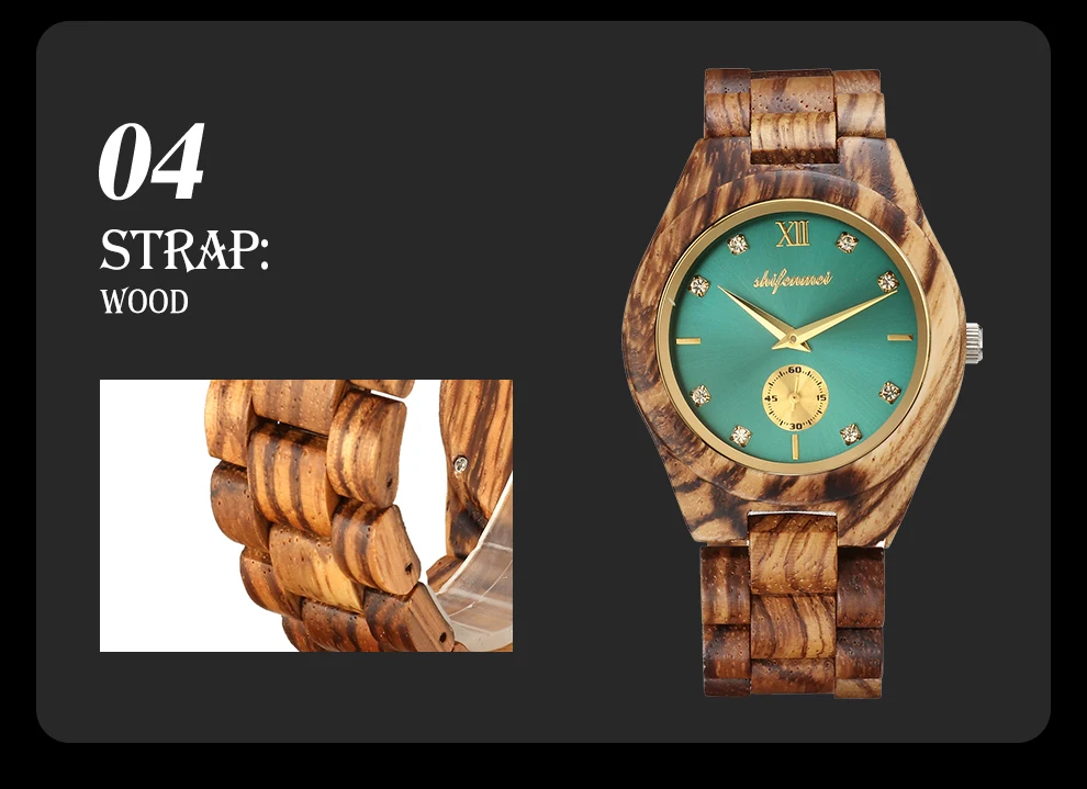 Shifenmei Watches Women Fashion Watch Wood Watches Woman Top Luxury Brand Quartz Wristwatch Ladies Clock relogio feminino