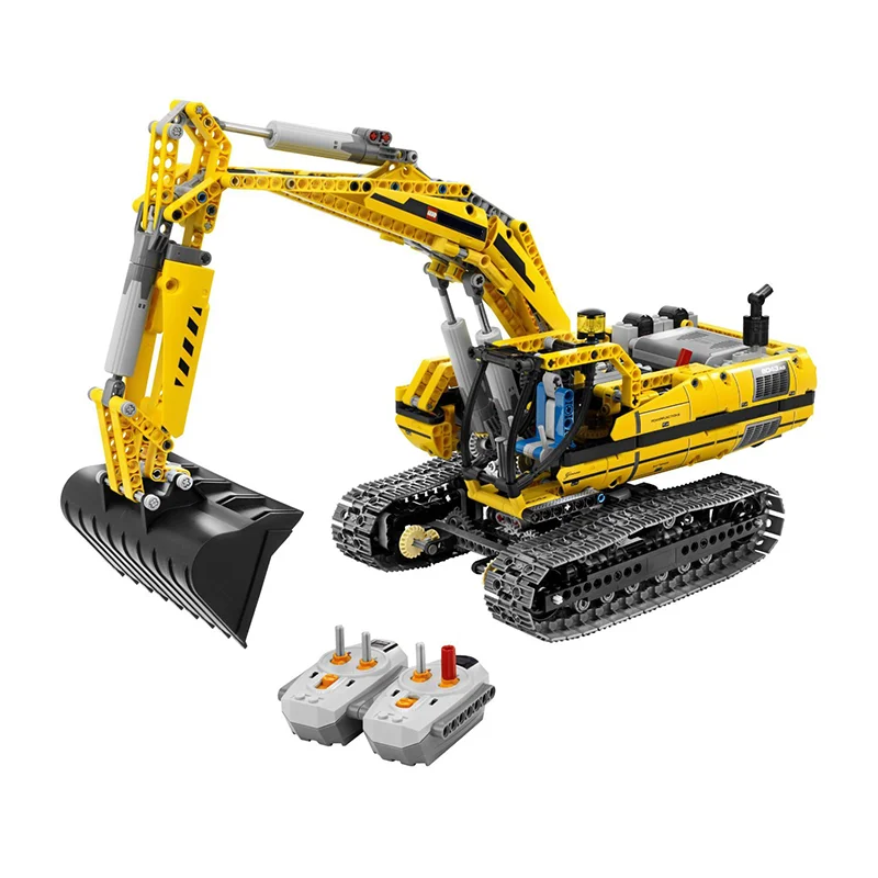 Lepining DHL 20007 Technic машинная серия 8043 экскаватор Модель Строительный комплект блоки