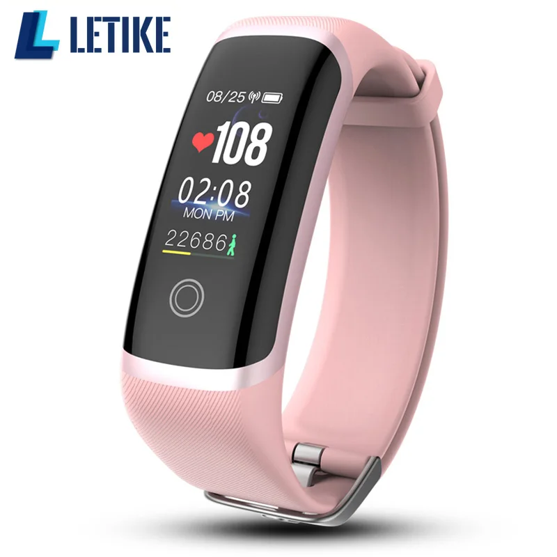 Letike цветной экран Смарт браслет IP67 водонепроницаемый спортивный фитнес трекер