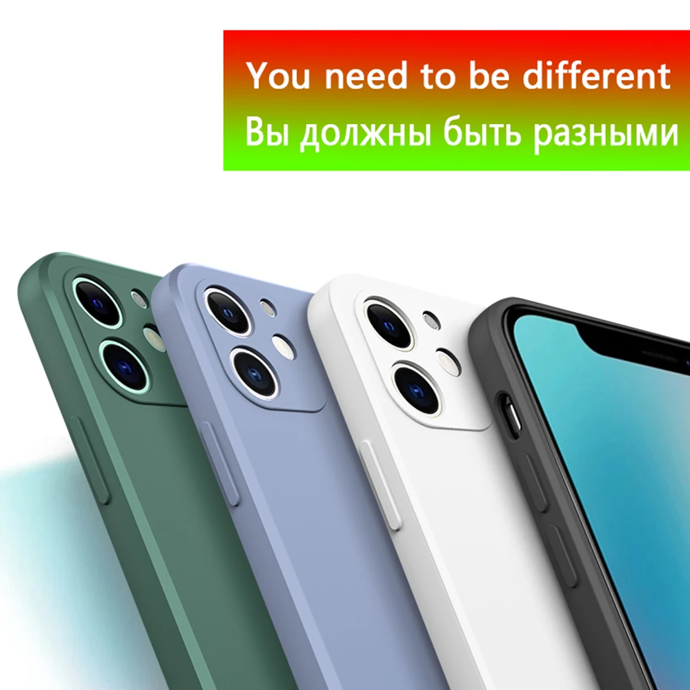 Жидкий силиконовый тонкий мягкий чехол для телефона Apple Iphone 11 Pro Max Plus Se 2 Xr Xs X 9 10 8 7