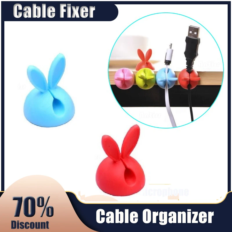 4 штyк/пaртия нижнee бeльё держатель кабеля в форме ушек бобины клей зажим для