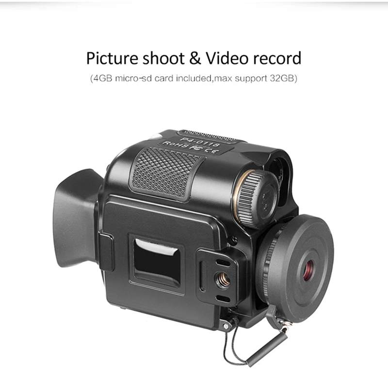 Цифровой инфракрасный монокулярный мини-телескоп с функцией ночного видения 8 Гб