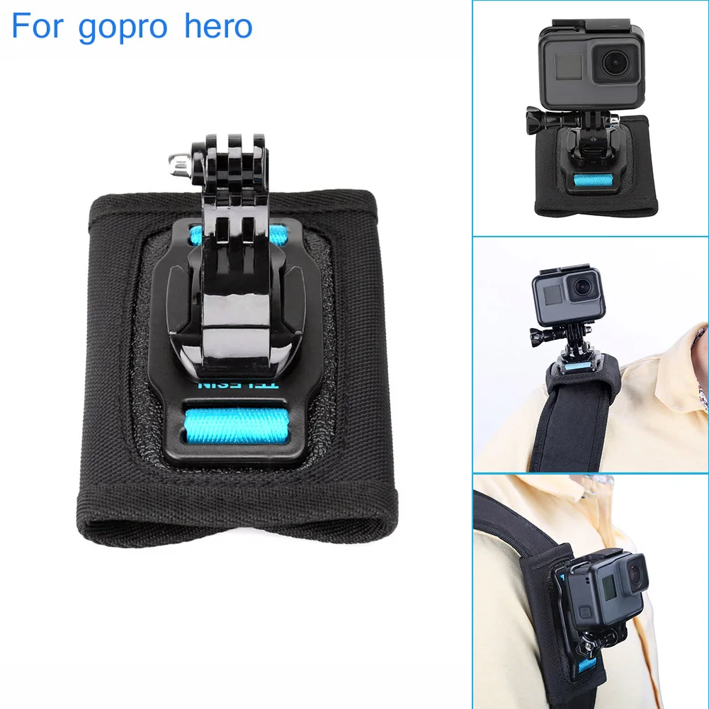 Вращающийся рюкзак с ремнем для крепления камеры быстросъемный зажим GoPro Hero 6 Xiaomi