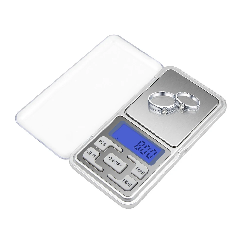 

100g/200g/300g/500g X 0.01g /0.1g Jewelry Pocket Scales High Precision Gold Diamond Jewelry weight Balance Electronic Scales