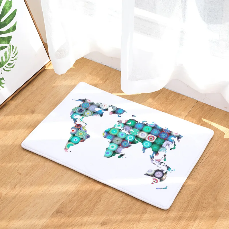 CAMMITEVER Fog Woods Deer Unicorn Animals Kitchen Mat Anti-Slip Bathroom Carpet Home Entrance/Hallway Wardrobe/Balcony Door | Дом и сад