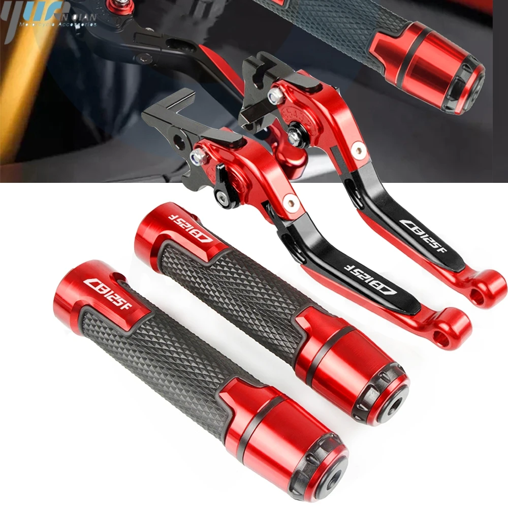 

Motorcycle Accessories CNC Folding Extendable Brake Clutch Lever Bike Cable Handle Grip For Honda CB125F CB 125F CB125 F 2016