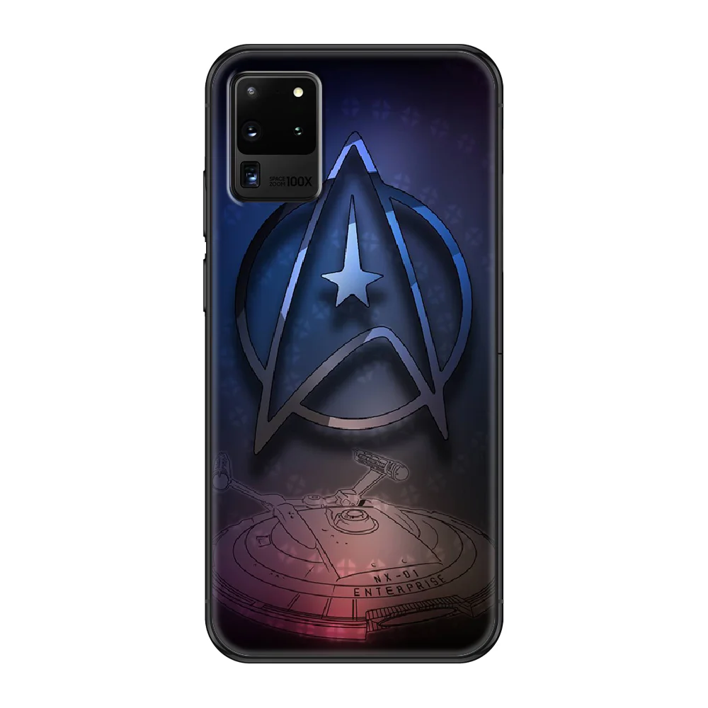 

star tv trek Phone case For Samsung Galaxy S 3 4 5 6 7 8 9 10 E Plus Lite Edge black trend hoesjes silicone Etui tpu bumper