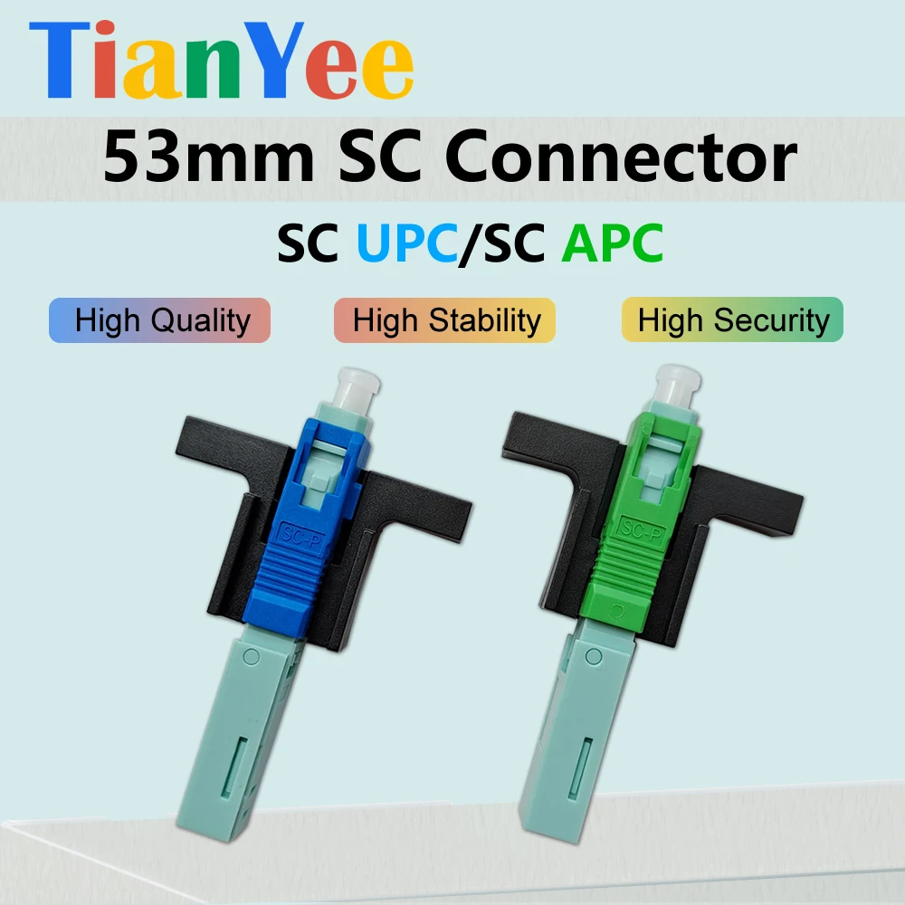 TianYee высококачественный одномодовый оптический разъем SC APC SM 53 мм FTTH инструмент