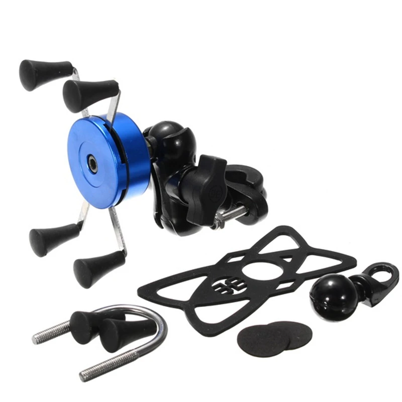 

Adjustable Cell Phone Holder Motorcycle Rear View Mirror Handlebar Mount Stand Support For Smart Mobile Phone Moto Holder