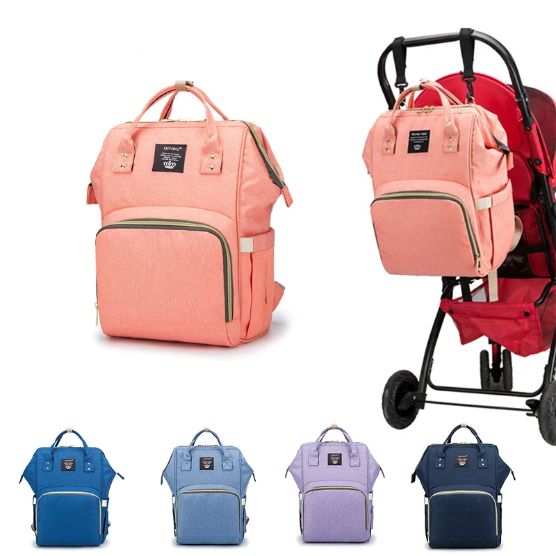 

Сумка для детских подгузников, вместительная водонепроницаемая сумка для мам, сумка для путешествий, рюкзак для беременных, больница, бутыл...