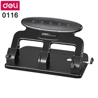 deli 0116 office desk 7mm 3 hole desk punch three hole punch punch 35 sheets 3 hole punch