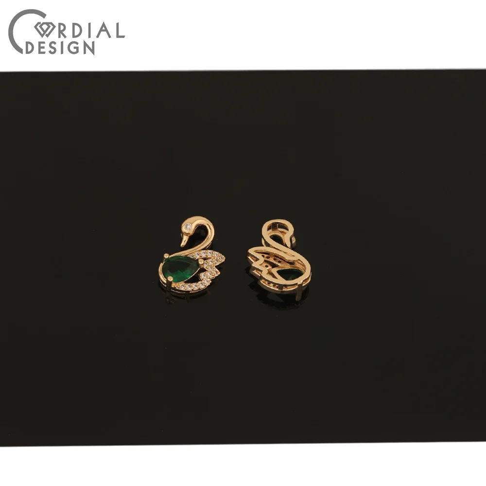 

Cordial Design 50Pcs 13*14MM Jewelry Accessories/CZ Pendant/Animal Shape/Jewelry Findings & Components/Hand Made/DIY Making