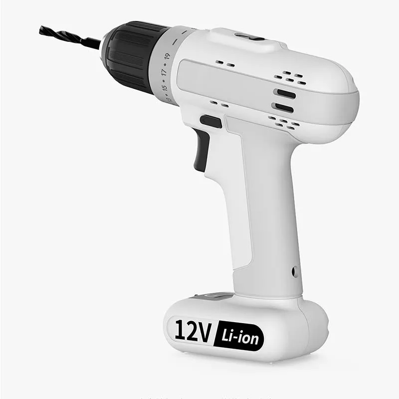 

Intelligent 12V Portable Rechargable Power Drill Multi-used Li-ion Battery Drill 2 Speed Magnetic Cordless Electric Drill Driver