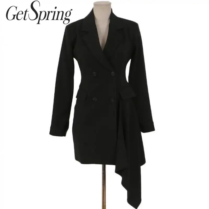 Getвесенний Женский блейзер Нерегулярные Большие размеры женские блейзеры куртки