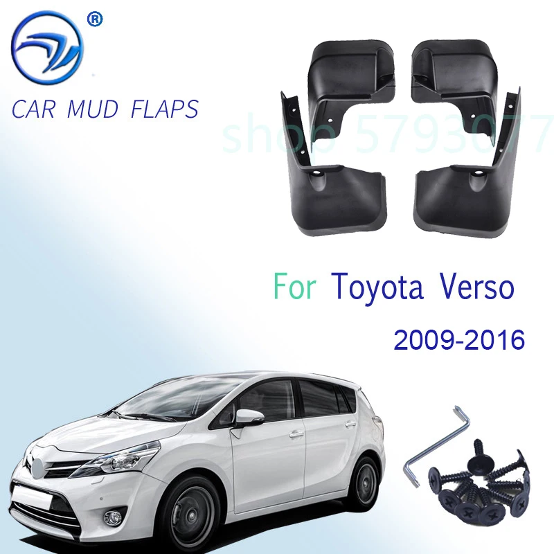 Автомобильные Брызговики для Toyota Verso 2009-2016 брызговики крыло брызговиков 2010 2011 2012