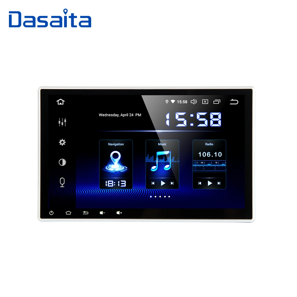 Standard version 10," 2 Din автомагнитола gps Android 9,0 DSP универсальный автомобильный стерео сенсорный экран Bluetooth MP3 gps навигационная система - Color: Standard version