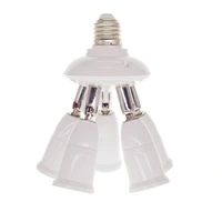 e27 splitter 345 heads lamp base adjustable led light bulb holder adapter converter socket high quality lamp bulb holder