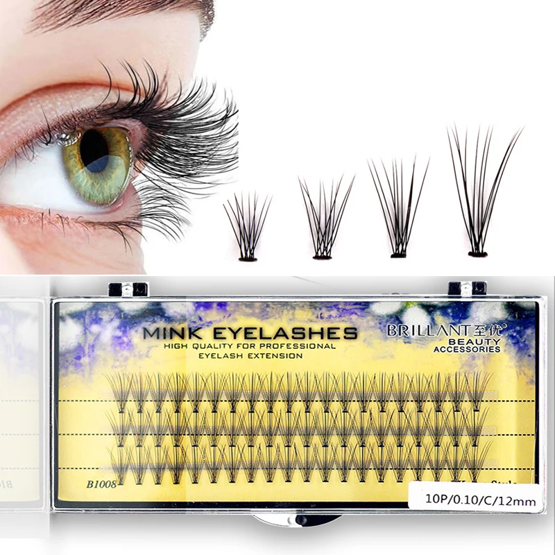 

Модные женские увеличительные глаза с хорошим эффектом, 3D натуральные накладные ресницы, густые смешанные объемы, накладные ресницы для ма...