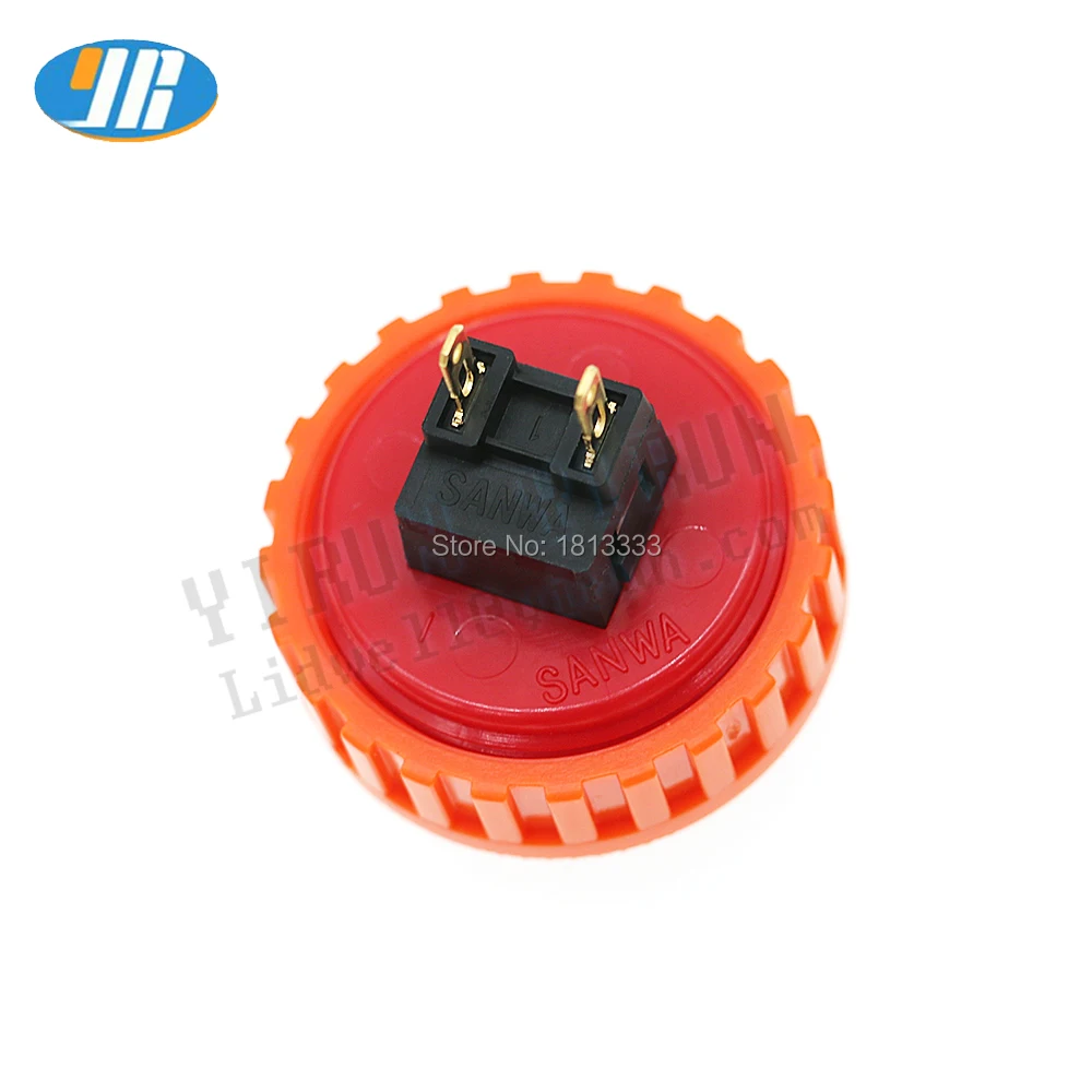 8 шт. японские оригинальные кнопки SANWA OBSN-30 с гайкой переключатель для аркадных