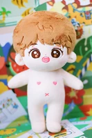 20cm baby doll customization star souvenir plush doll lovely stuffed toy dolls mini doll for korea kpop exo idol dolls
