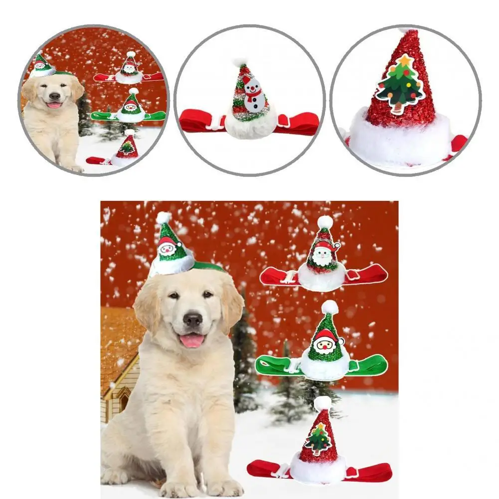 

Lovely Dogs Hat Attractive Lightweight Pet Dogs Christmas Cone Hat Pet Hat Pet Headwear