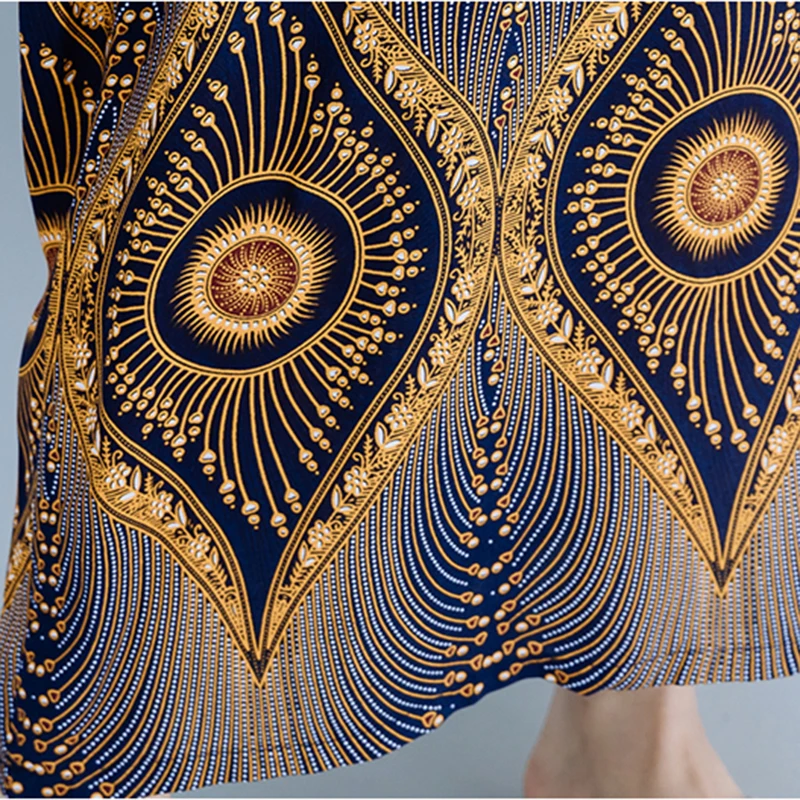 Летние африканские платья для женщин новинка 2020 модное повседневное хлопковое