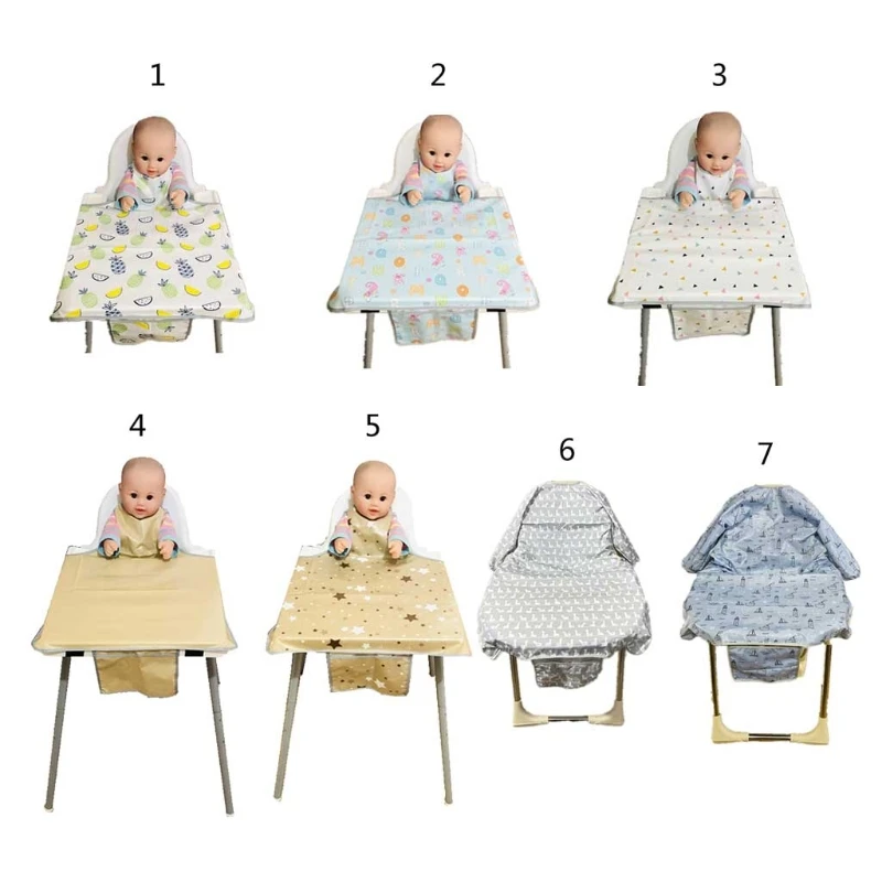 

Newborn Bib Table Cover Baby Dining Chair Gown Waterproof Saliva Towel Burp Apron Infants Food Feeding Accessories