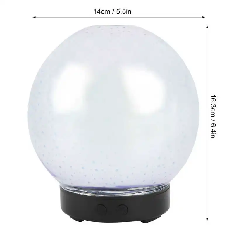 

100ml Ultrasonic Cold Mist Humidifier Aroma Essential Oil Diffuser 7 Colors LED Light Aromatherapy Fogger Mist Maker