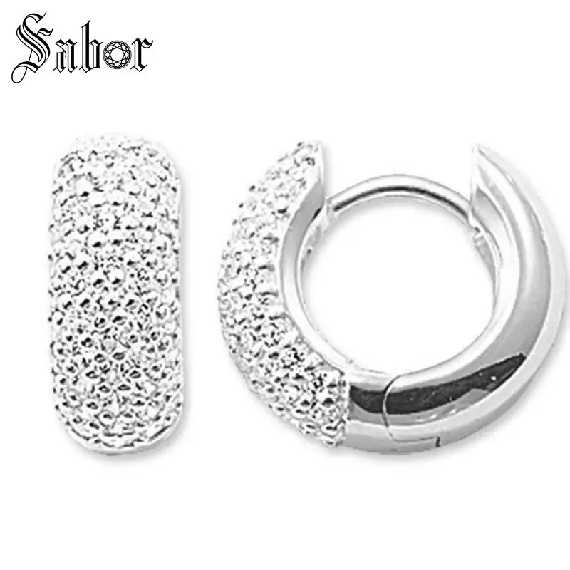 Серьги кольца Creole белые вечерние серьги подарок для женщин высокое качество 2020