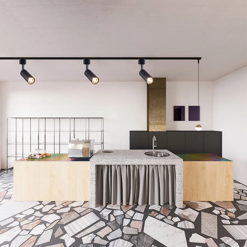 Потолочные точечные прожекторы 5 Вт 7 9 сменные светодиодные направляющие