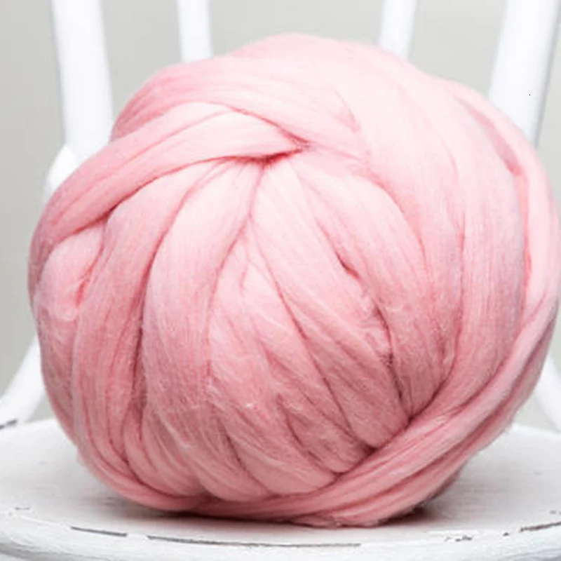 pink 250 г/шт. ручной вязки реквизит для фотографий Толстая линия вязаное одеяло смешивание анти-пилинг супер мягкий используется в кровати самолет кобертор одеяло - Цвет: pink