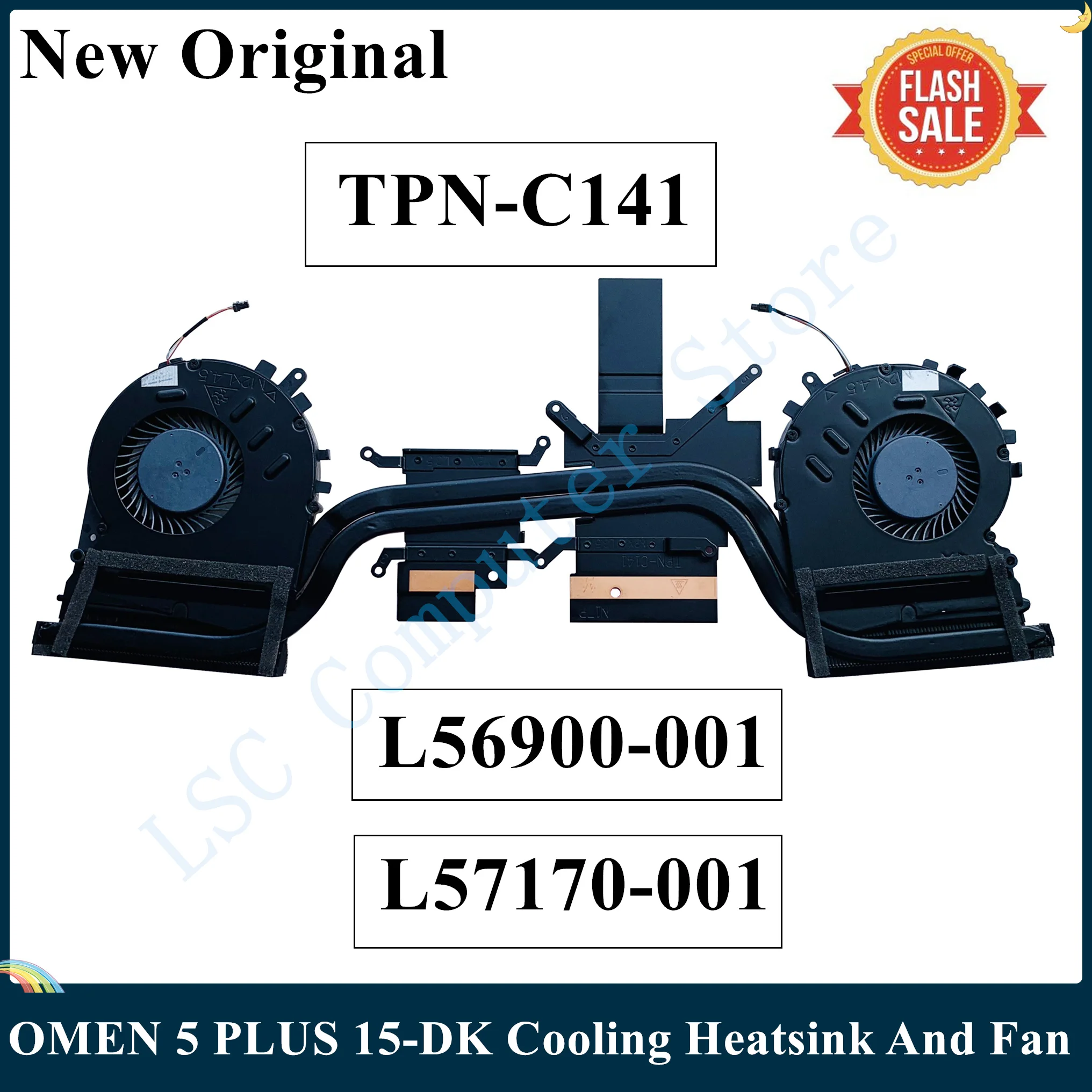 LSC новый оригинальный ноутбук для HP OMEN 5 PLUS 15-DK TPN-C141 AT2K8003DP0