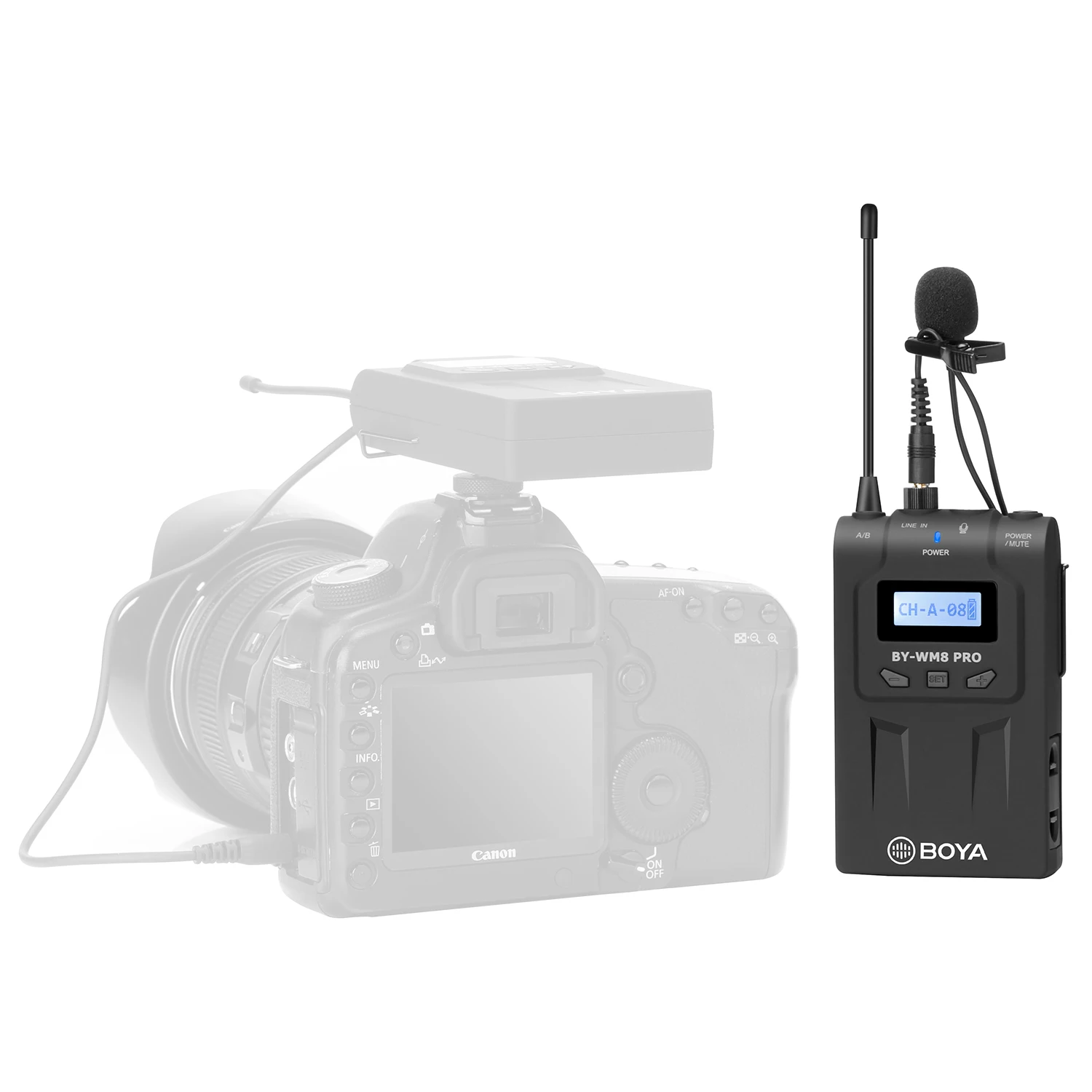 BOYA BY-WM8 TX8 PRO для Беспроводной микрофон Системы смартфон Камера интервью ENG