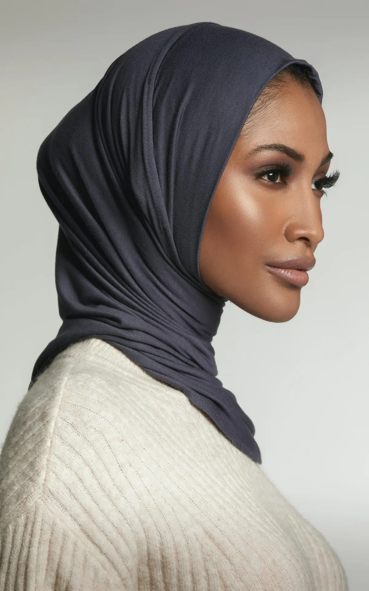 Новый Стильный Эластичный штатив с отверстиями для ушей Женский мусульманский